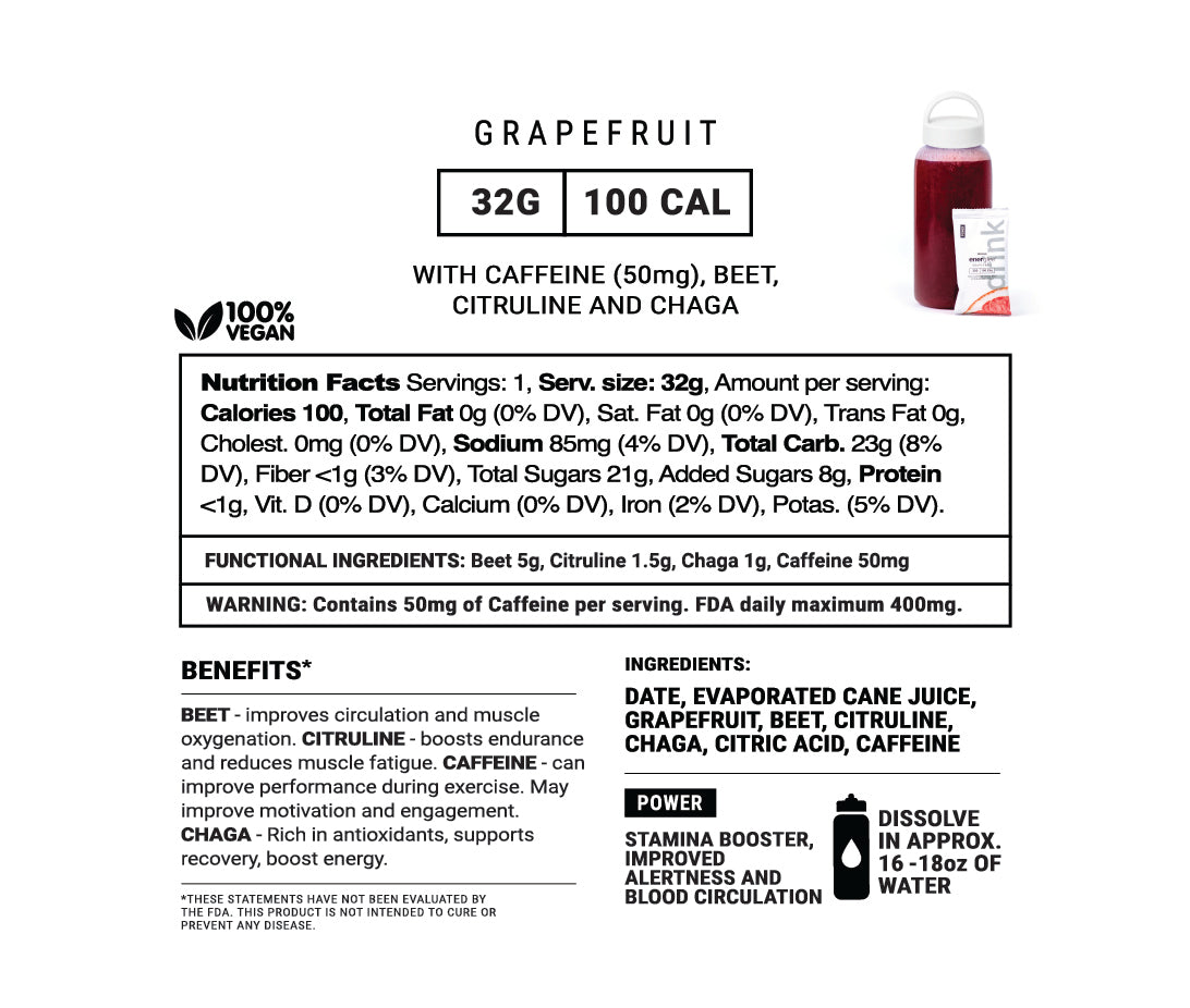 Grapefruit Beet Power Drink