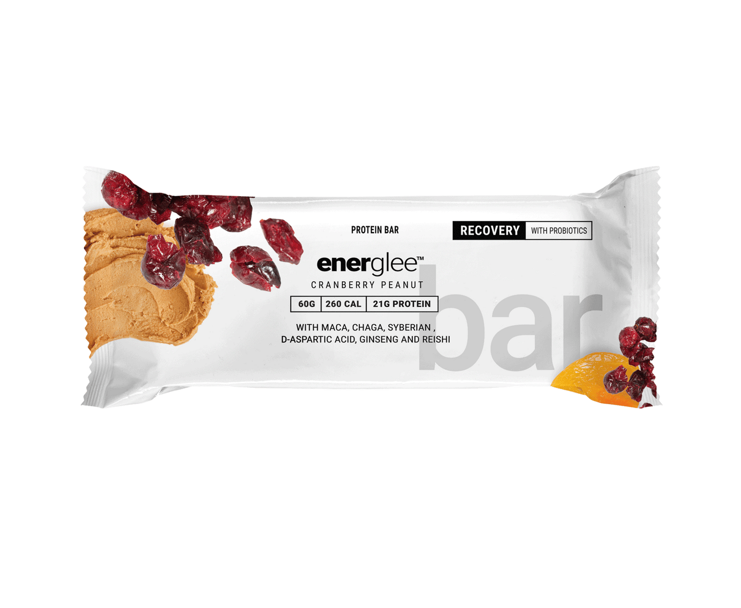 Cranberry Peanut Recovery Protein Bar